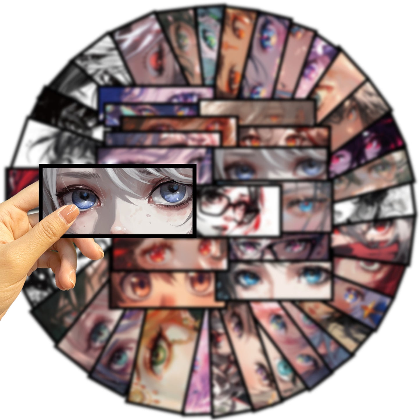 All  of Her EYES ON YOU 50 PICS Japanese anime Style Stickers  for Guitar, Laptops, Hard Hat, Bottles, Vehicles, Windows, Rooms and more~~~