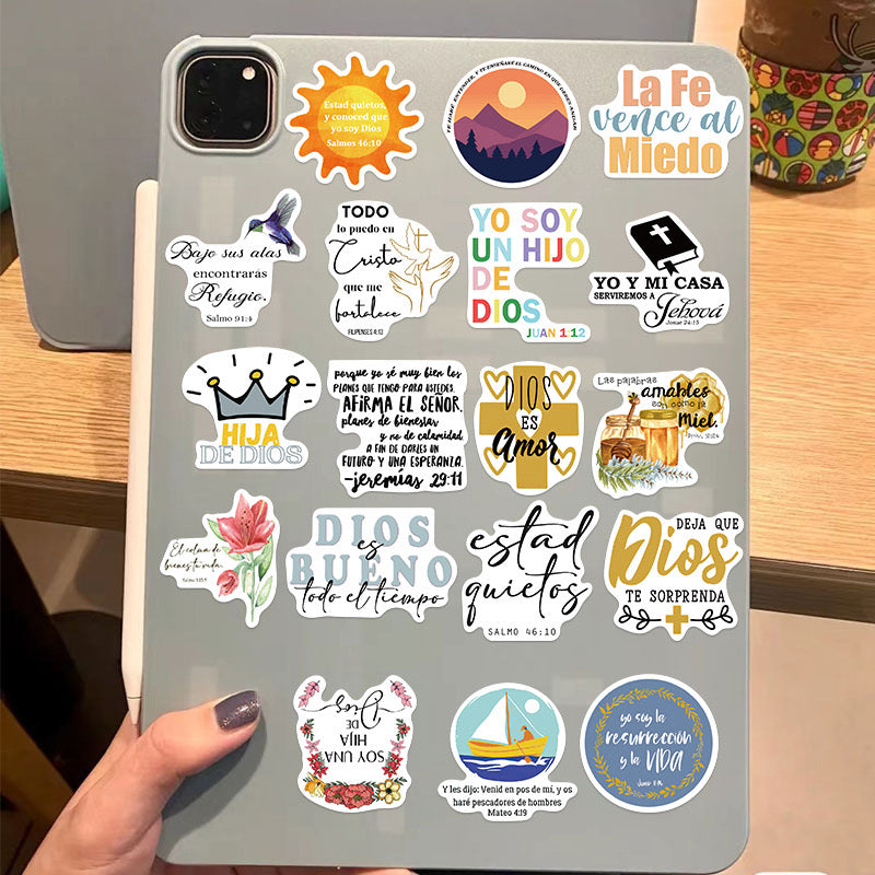 50 PICS Fun Crazy Spanish Stickers WaterProof Stickers for Guitar, Laptops, Hard Hat, Bottles, Vehicles, Windows, Rooms and more~~~