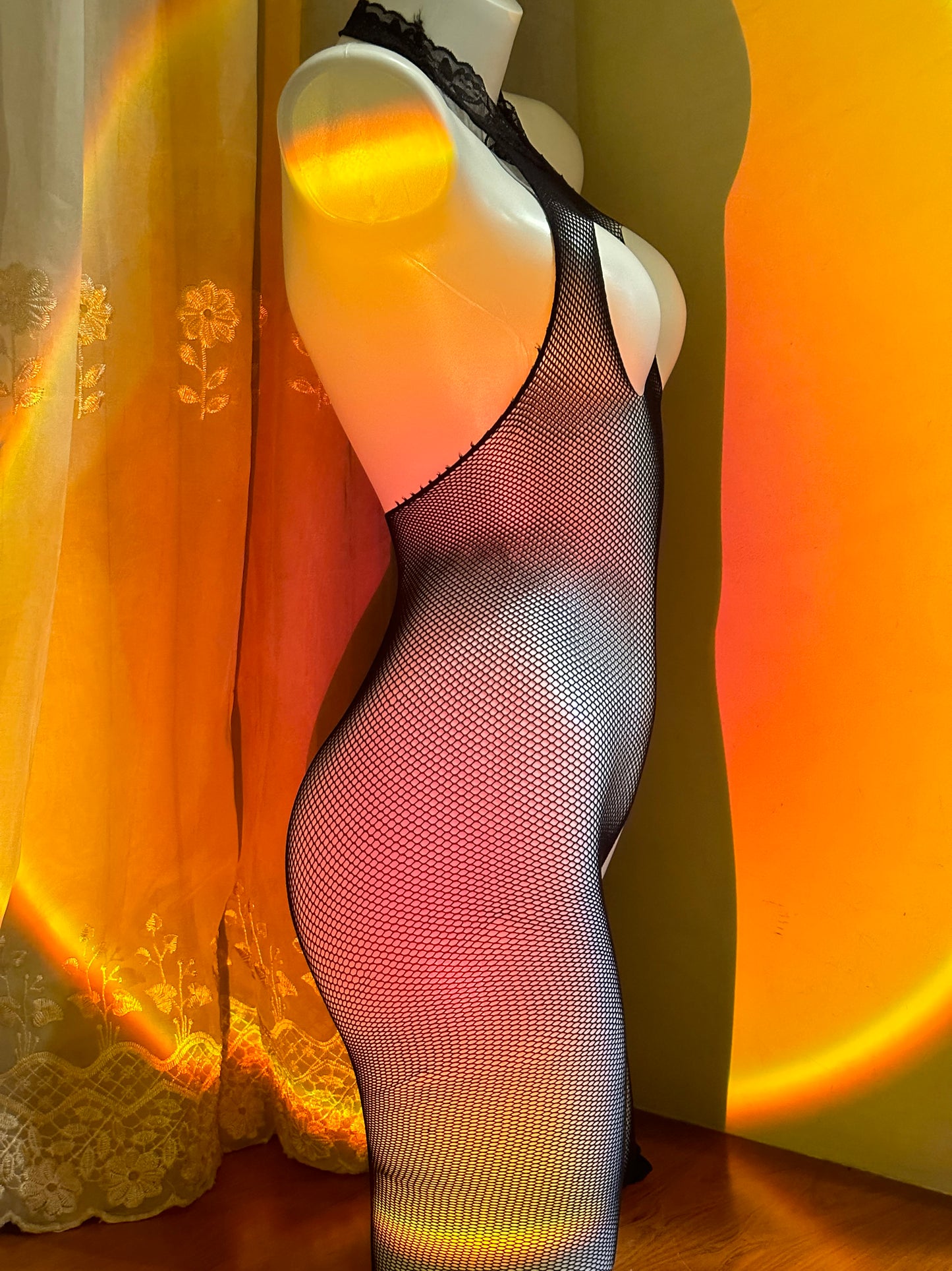 Super Sexy Fishnet Crotchless Body Stocking