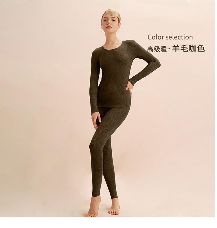 Germany Authentic 2022 Darlon Tech Fabric Fashion Long Johns Thermal Underwear for Women Fleece Lined Base Layer  Set for Cold Weather