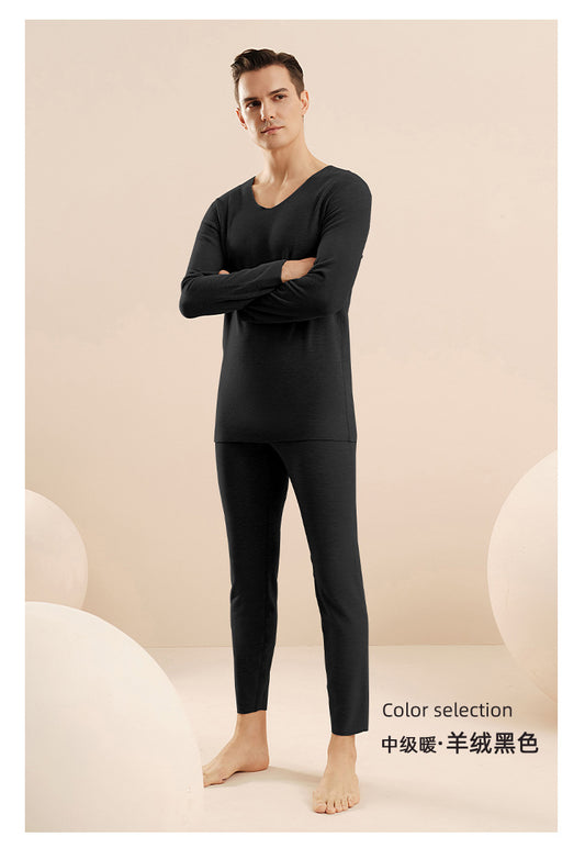 Germany Authentic 2022 Darlon Tech Fabric Fashion Long Johns Thermal Underwear for Men Fleece Lined Base Layer  Set for Cold Weather