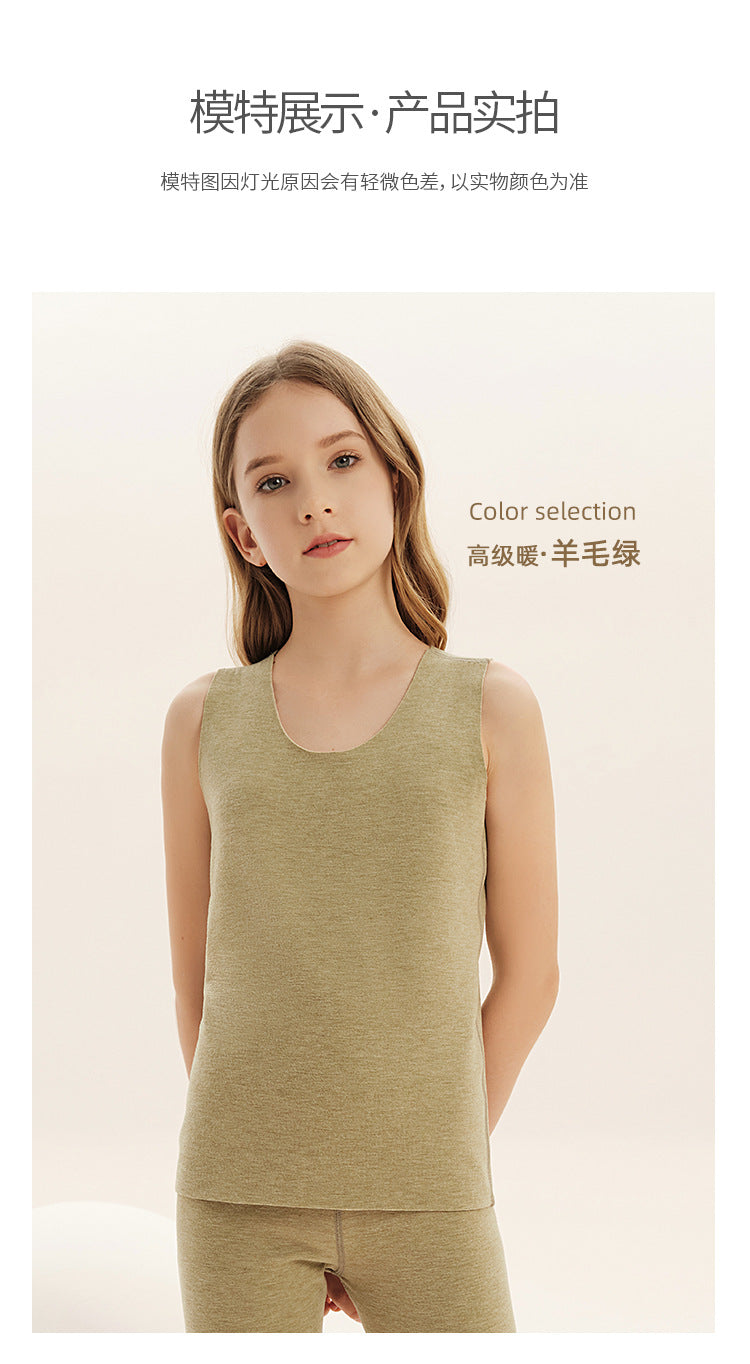 Germany Authentic 2022 Darlon Tech Fabric Fashion  Thermal Underwear for Kids Fleece Lined Base Layer  Tank for Cold Weather