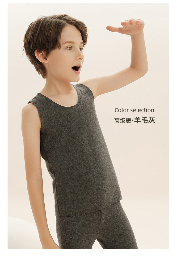 Germany Authentic 2022 Darlon Tech Fabric Fashion  Thermal Underwear for Kids Fleece Lined Base Layer  Tank for Cold Weather