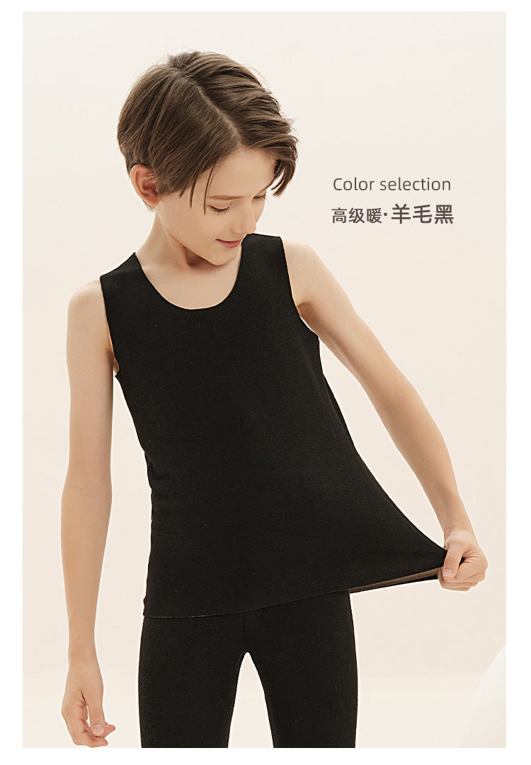 Germany Authentic 2022 Darlon Tech Fabric Fashion  Thermal Underwear for Kids Fleece Lined Base Layer  Tank for Cold Weather